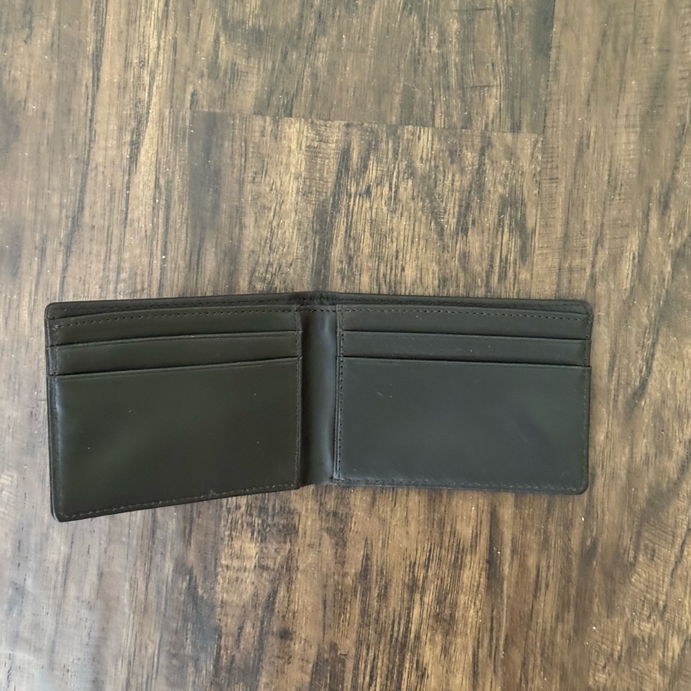Express men’s brown leather wallet